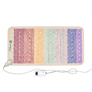 HealthyLine Rainbow mat with gemstone surface and integrated LED light strips and digital controller