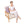 Woman sitting in a chair using a HealthyLine heating pad