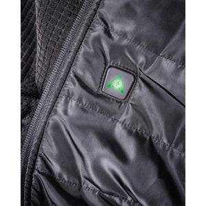Heat Experience heated garment control button with green light indicator