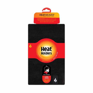 Heat Holders mens neck warmer in black packaging with Heatweaver insulation liner branding