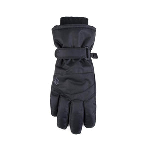 Heat Holders black insulated winter glove with adjustable wrist strap