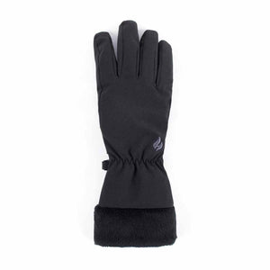 Heat Holders black insulated glove with faux fur cuff