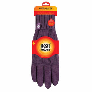 Purple Heat Holders thermal gloves with Heatweaver insulation liner packaging