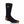Heat Holders black thermal crew sock with orange speckled heel and toe