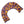 Heaven's Therapy crescent shaped neck heating pad with purple sun and moon celestial print