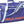 Helly Hansen purple duffel bag with light blue straps and handles