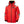 Helly Hansen red waterproof jacket with reflective patches and hood