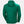 Back view of a green Helly Hansen hooded puffer jacket