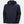 Helly Hansen navy blue hooded rain jacket with red zipper pulls