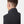 Back view of a person wearing a black Helly Hansen jacket with a high collar