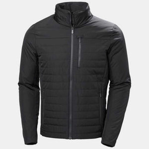Helly Hansen black quilted zip up jacket with chest and side pockets