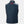 Back view of navy Helly Hansen quilted vest with white logo on shoulder and collar