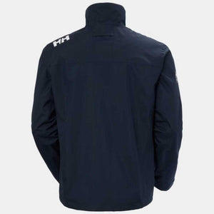 Back view of navy Helly Hansen jacket with HH logo on shoulder