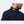 Helly Hansen navy blue jacket with HH logo on collar