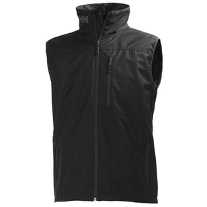 Helly Hansen black zip up vest with chest and side pockets