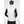 Back view of a person wearing a white Helly Hansen vest over a black long sleeve shirt