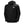 Helly Hansen black hooded rain jacket with HH logo on chest