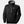 Helly Hansen black waterproof hooded jacket with front zipper and HH logo