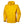 Helly Hansen yellow hooded rain jacket with front zipper and Helly Hansen logo on sleeve