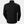 Back view of a black Helly Hansen jacket with a high collar