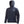 Helly Hansen navy blue hooded rain jacket with HH logo on chest