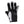 Helly Hansen fingerless sailing glove in black and grey
