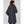 Helly Hansen dark grey hooded rain jacket viewed from the back