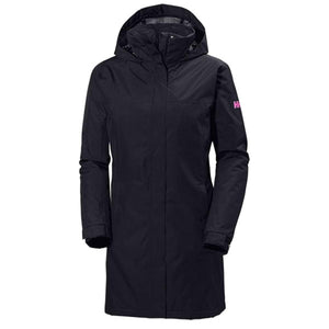 Helly Hansen black waterproof hooded rain coat
