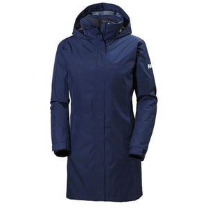 Helly Hansen navy blue hooded rain coat
