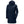 Helly Hansen navy blue hooded rain coat with HH logo on sleeve