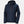 Helly Hansen navy blue hooded rain jacket with red zipper pulls