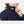 Helly Hansen navy blue jacket with HH logo on the collar