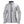 Helly Hansen grey softshell jacket with black zippers and yellow pull tabs