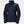 Helly Hansen navy blue softshell jacket with HH logo on collar and red zipper pulls