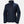 Helly Hansen navy blue softshell jacket with red zipper pulls and HH logo on collar