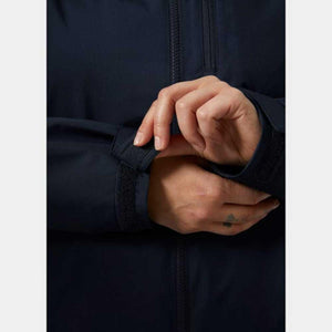 Close up of Helly Hansen jacket sleeve with adjustable velcro cuff
