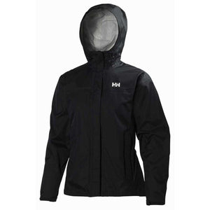 Helly Hansen black hooded rain jacket