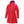 Helly Hansen red hooded waterproof jacket with front zipper and chest pocket