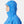 Side profile of a person wearing a bright blue Helly Hansen hooded rain jacket