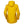 Back view of a yellow Helly Hansen rain jacket with a hood