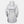Back view of a light grey Helly Hansen hooded raincoat with a belted waist