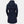 Back view of a navy Helly Hansen belted raincoat with a hood