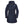 Helly Hansen navy blue double breasted belted trench coat with hood