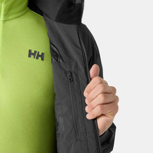 Helly Hansen jacket showing interior zippered chest pocket