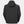 Back view of a black Helly Hansen hooded jacket
