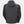 Back view of a dark grey Helly Hansen hooded hybrid jacket with quilted insulation