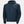 Helly Hansen navy blue hooded hybrid jacket with quilted front and knit sleeves