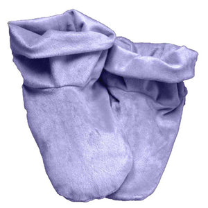 Herbal Concepts lavender plush fabric booties