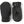 Hestra black leather and fabric mittens with Gore-Tex branding