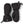 Hestra black insulated winter mittens with adjustable wrist straps and drawstring cuffs